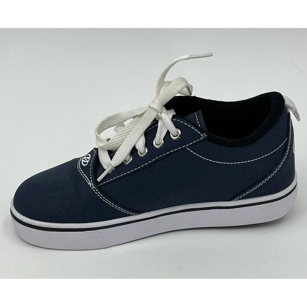 Heelys Skate Shoes Sneakers Navy Canvas Youth Size 5